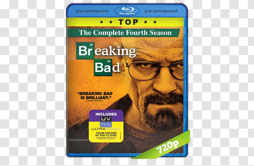 Bryan Cranston Breaking Bad - Bluray Disc - Season 4 Blu-ray DVDBreaking Transparent PNG