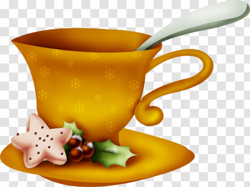 Coffee Cup Cupcake Santa Claus Clip Art - Porcelain Transparent PNG