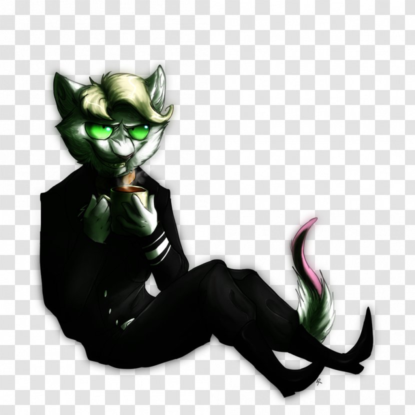 Cat Legendary Creature Tail Cartoon Supernatural - Like Mammal Transparent PNG