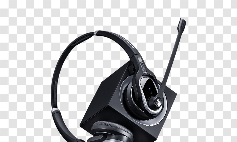 Microphone Headset Sennheiser DW Pro 2 Digital Enhanced Cordless Telecommunications - Communication Transparent PNG