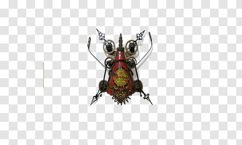 Insect Visual Arts Artist Sculpture - Simple Red Metal Insects Transparent PNG