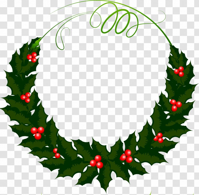 Holly Wreath Photography Leaf Clip Art - Plant - Florals Transparent PNG