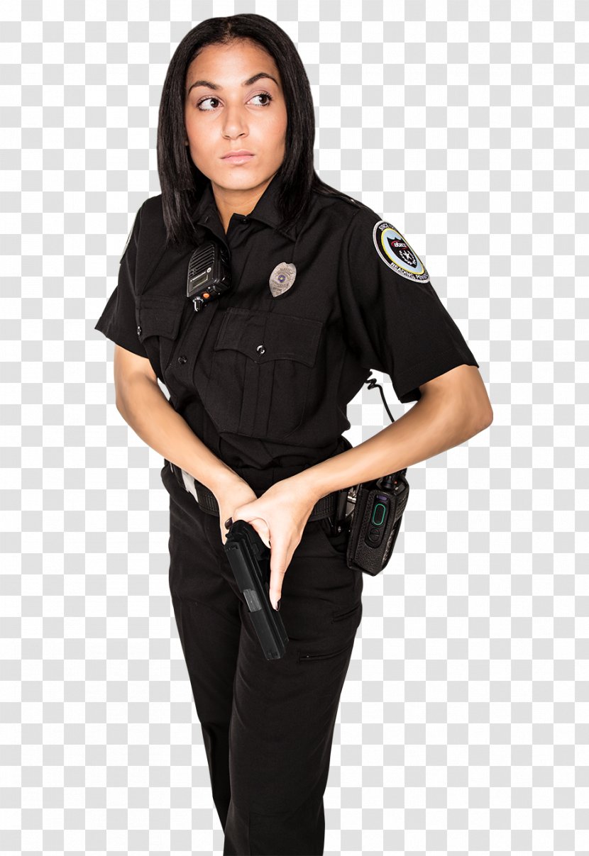 T-shirt Uniform Police Officer Sleeve Polo Shirt - Dress Transparent PNG