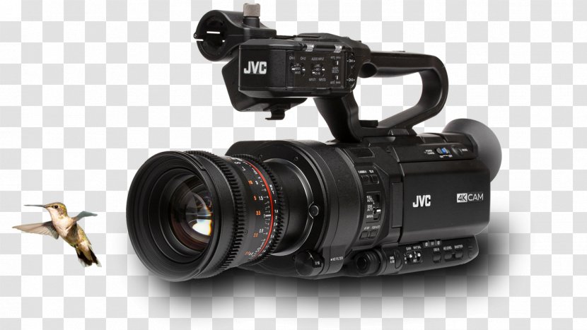 Video Cameras 4K Resolution JVC 4KCAM GY-LS300CHU GY-HM170 - Single Lens Reflex Camera Transparent PNG