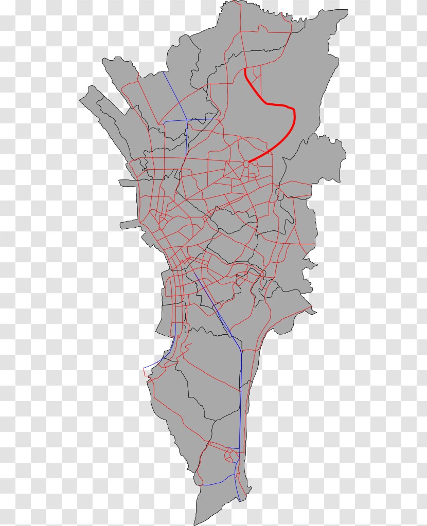 San Juan, Metro Manila EDSA Pasig Roxas Boulevard - Map Route Transparent PNG
