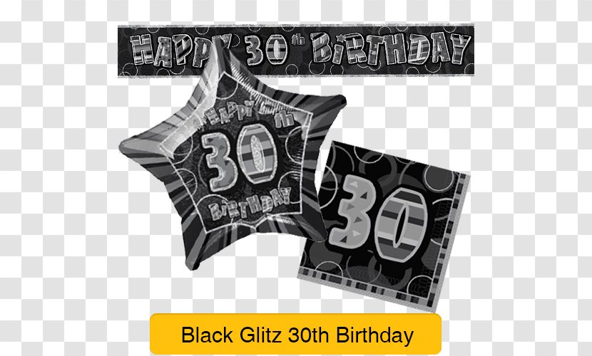 Birthday Party Game Font - 30th Transparent PNG