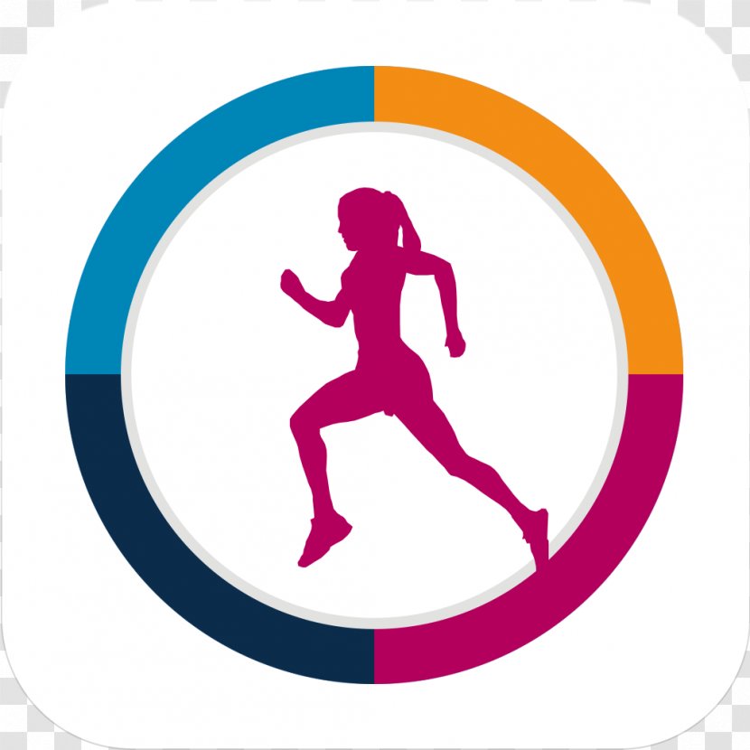 The Female Runner Woman Clip Art - Silhouette Transparent PNG