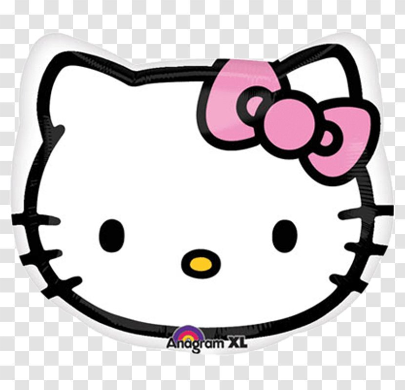 Mylar Balloon Hello Kitty Birthday Stencil Transparent PNG