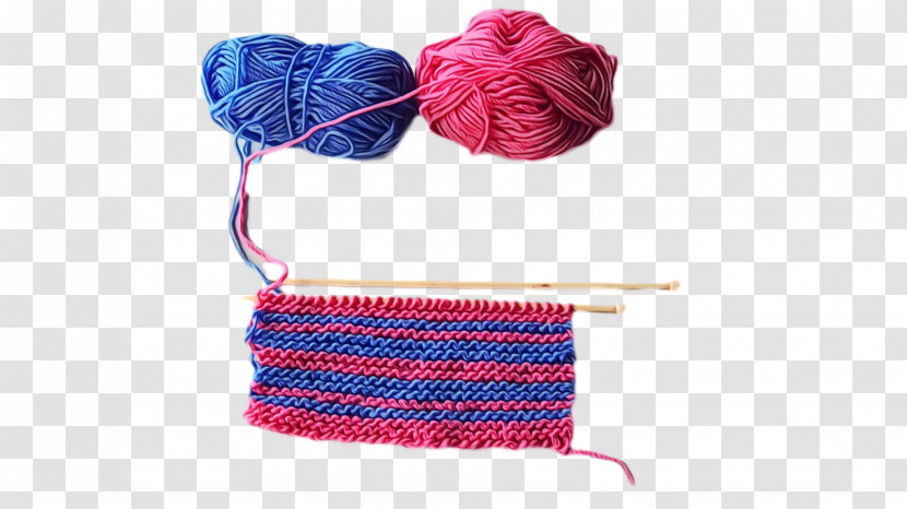 Crochet Woolen Pink M Wool Transparent PNG