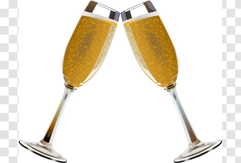Champagne Glass Beer Wine Clip Art - Tableware - Images Transparent PNG