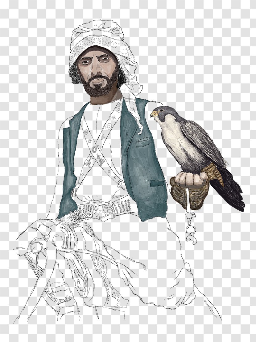 Zayed Bin Sultan Al Nahyan Art Drawing Sketch - Standing Transparent PNG
