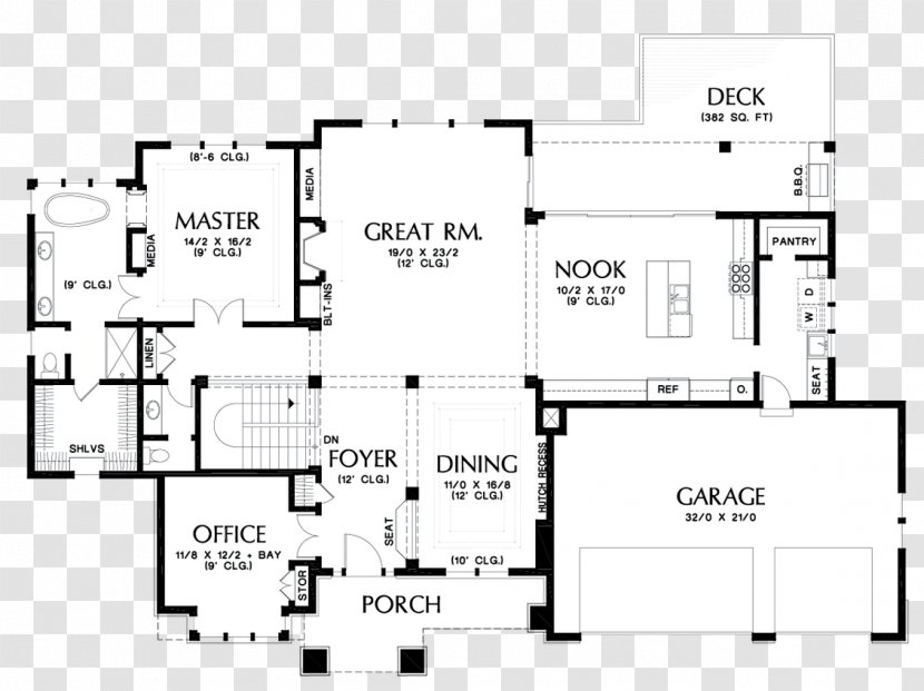 Floor Plan House Frank Lloyd Wright Home And Studio Terraced - Area Transparent PNG