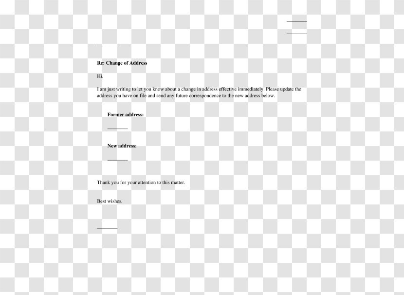 Template Form Letter Business Microsoft Word - Rectangle - Resignation Transparent PNG
