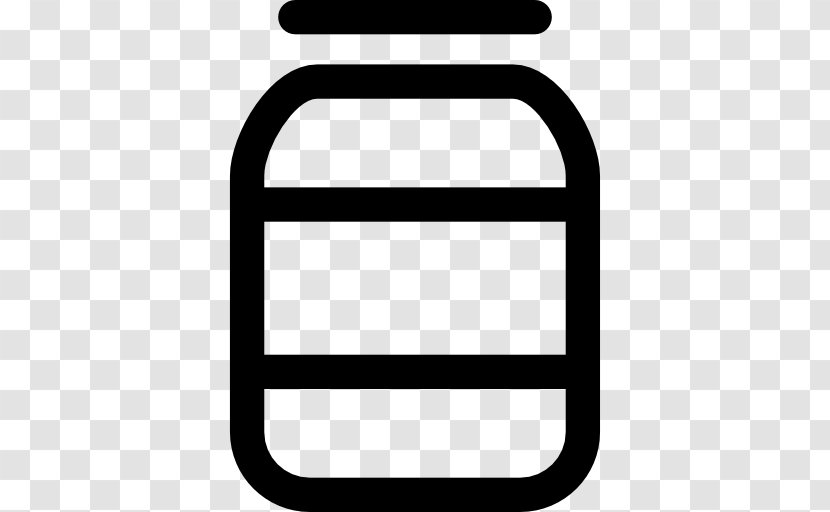 Jar - Rectangle - Glass Transparent PNG