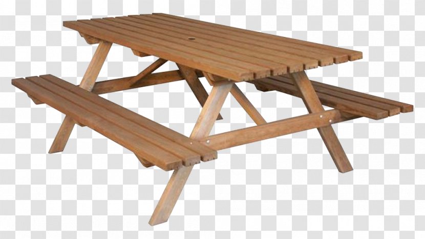 Picnic Table Garden Furniture Wood - Table. Transparent PNG