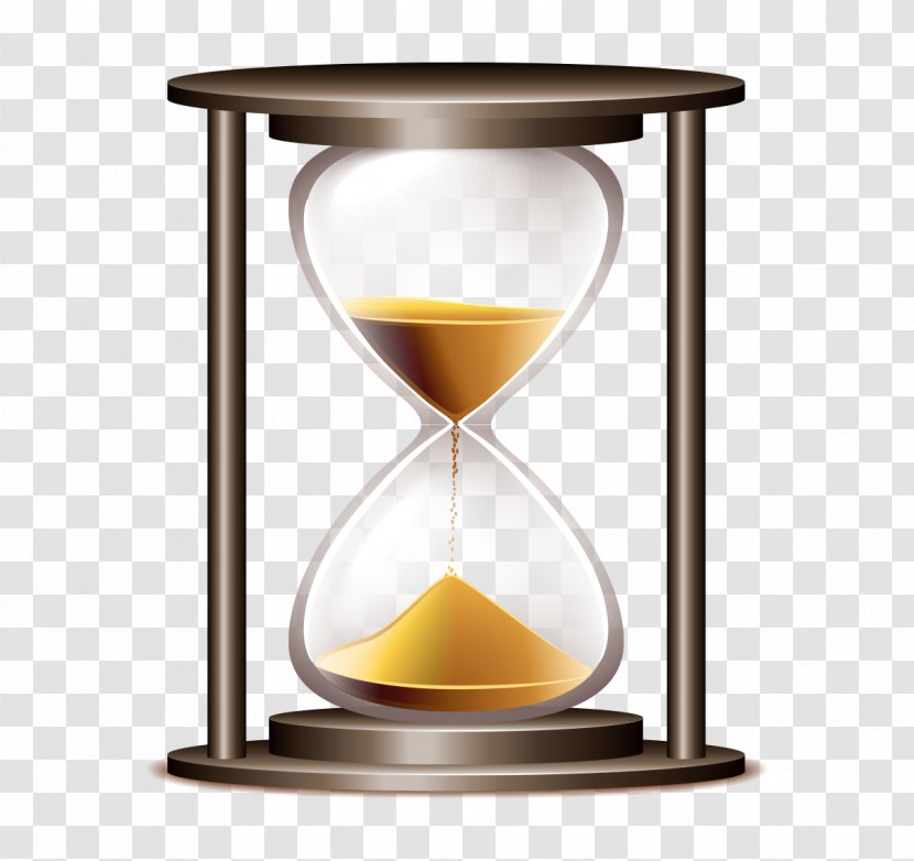 Hourglass Clock - Stopwatch - Time Tool Vector Transparent PNG