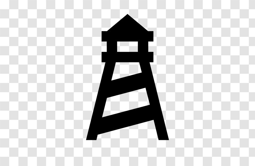 Font - Black And White - Lighthouse Transparent PNG
