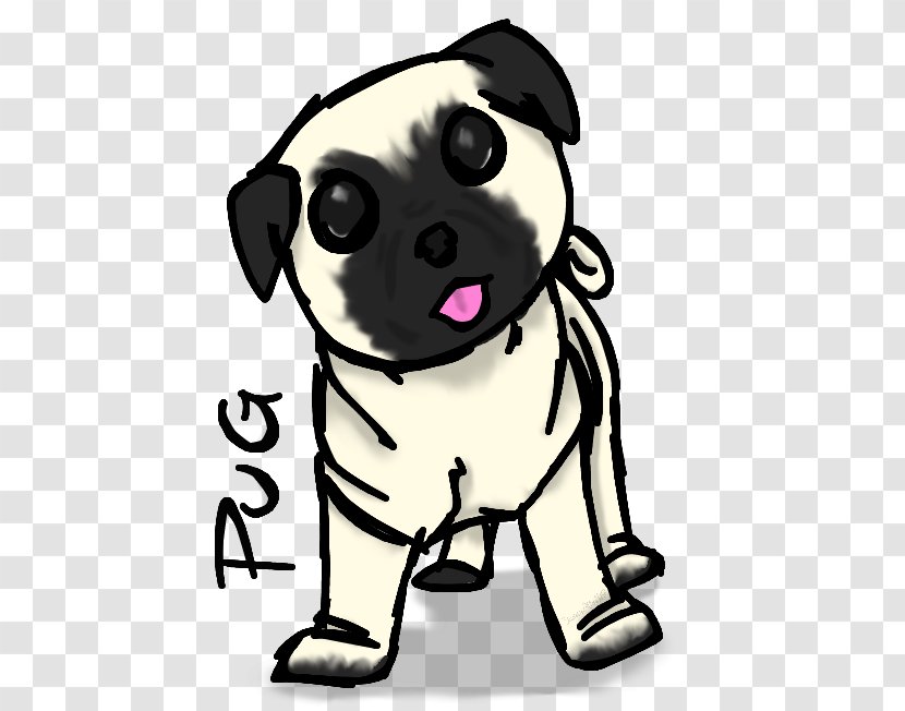 Pug Puppy Dog Breed Toy Clip Art - Artwork Transparent PNG