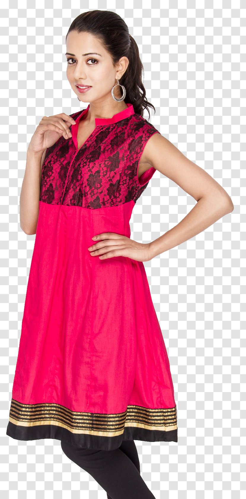 Fashion Formal Wear Magenta Clothing Dress - Traditional Indian Wedding Transparent PNG