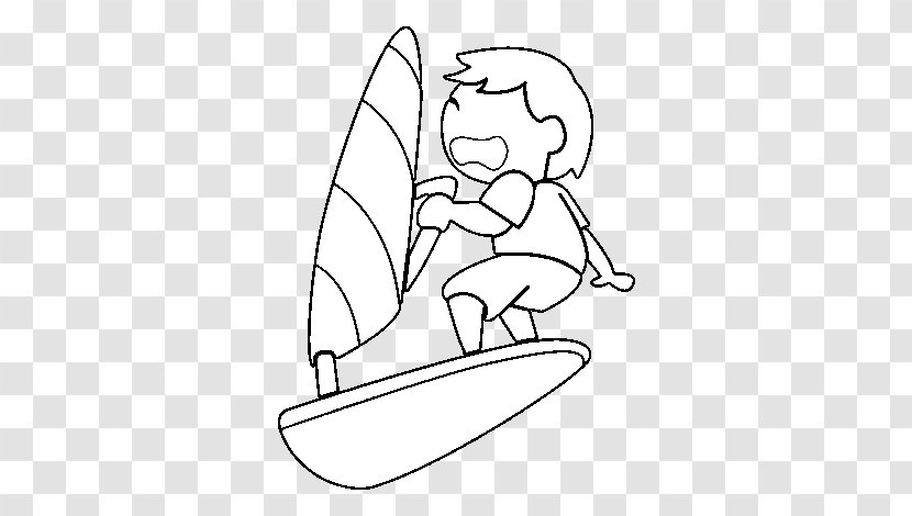 Surfboard Surfing Drawing Sports Coloring Book - Heart - Frame Transparent PNG