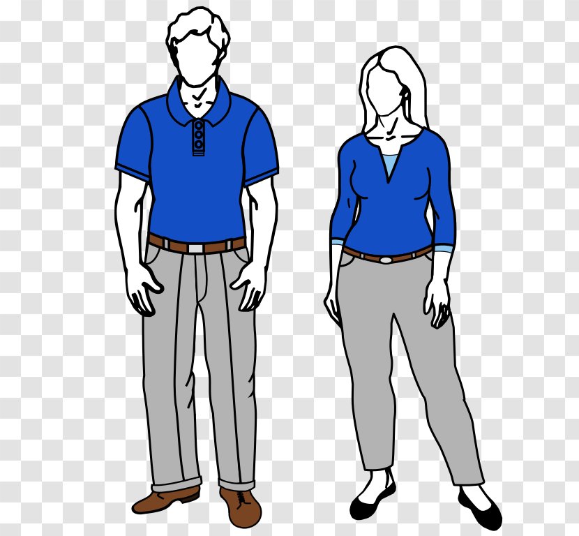 Business Casual Clothing Dress Code Clip Art - Blue - Attire Transparent PNG