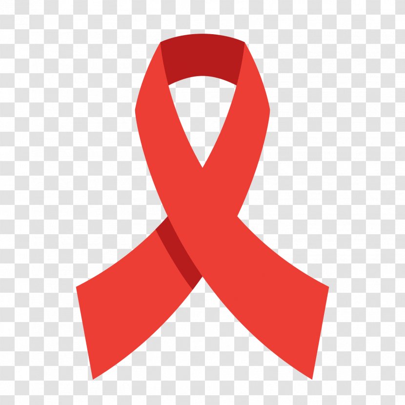 Red Ribbon World AIDS Day Awareness - Aids - Cancer Symbol Transparent PNG