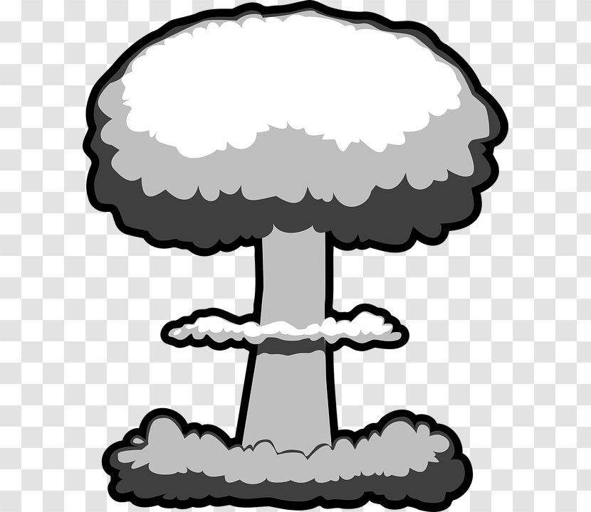 Nuclear Explosion Weapon Mushroom Cloud Clip Art - Bomb - Powder Transparent PNG