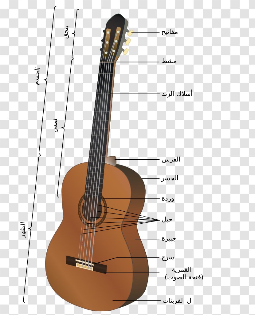 Acoustic Guitar Electric String Classical - Heart Transparent PNG