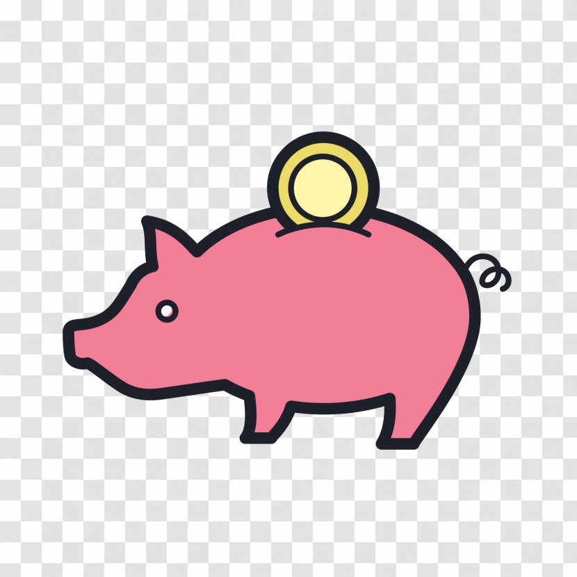 Pig Bitcoin Clip Art Europe Cryptocurrency - Moneybox Icon Transparent PNG