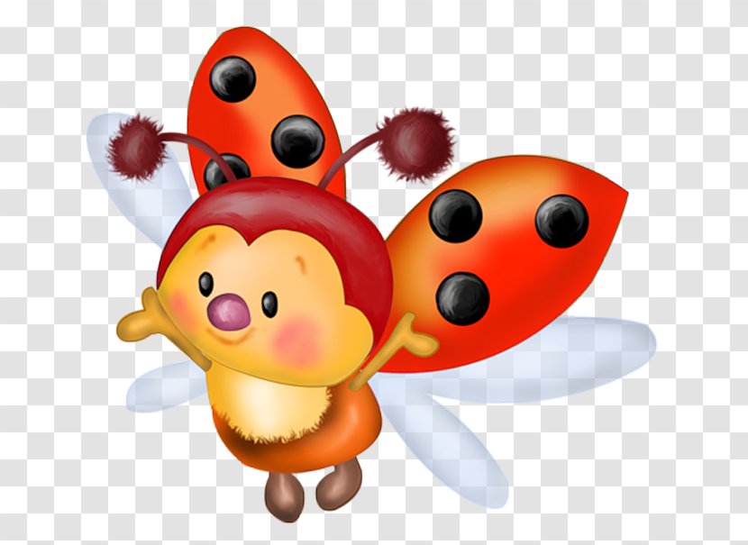 Insect Ladybird Cartoon Clip Art - Stuffed Toy - Ladybug Transparent PNG