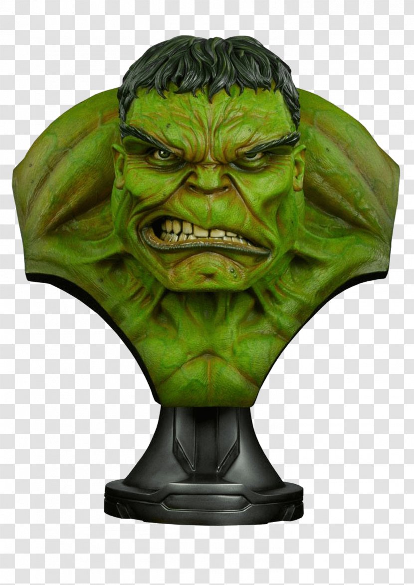 Hulk Thor Sideshow Collectibles Marvel Comics Statue - Bust - The Incredibles Transparent PNG