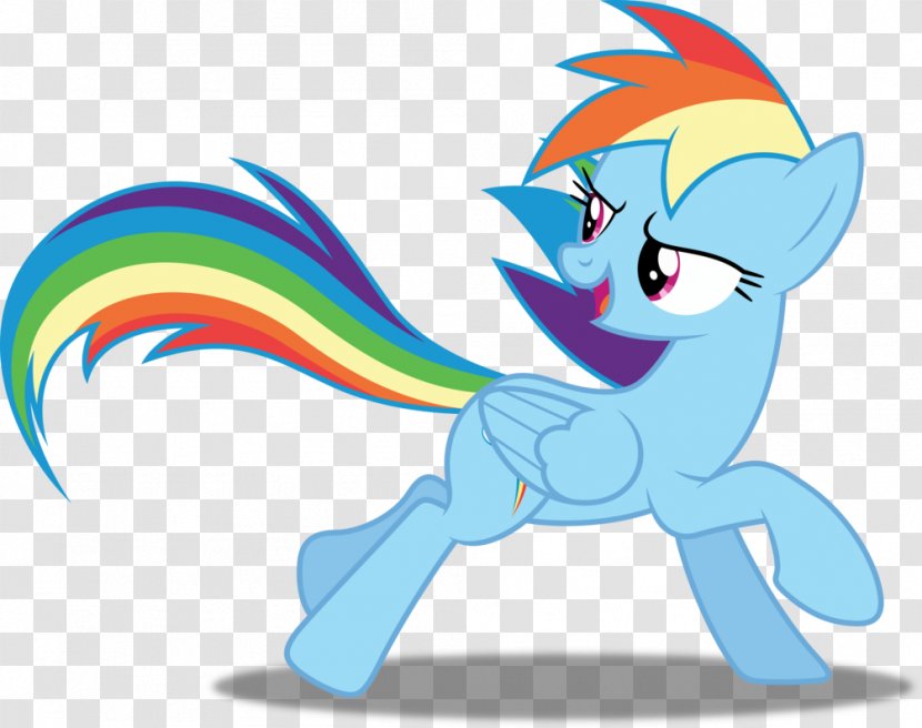 Rainbow Dash Pony - Silhouette Transparent PNG