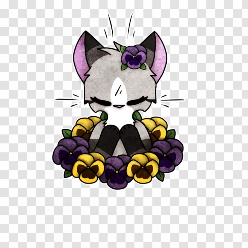 Cat Whiskers Animal Insect Paw - Purple - Rebirth Transparent PNG