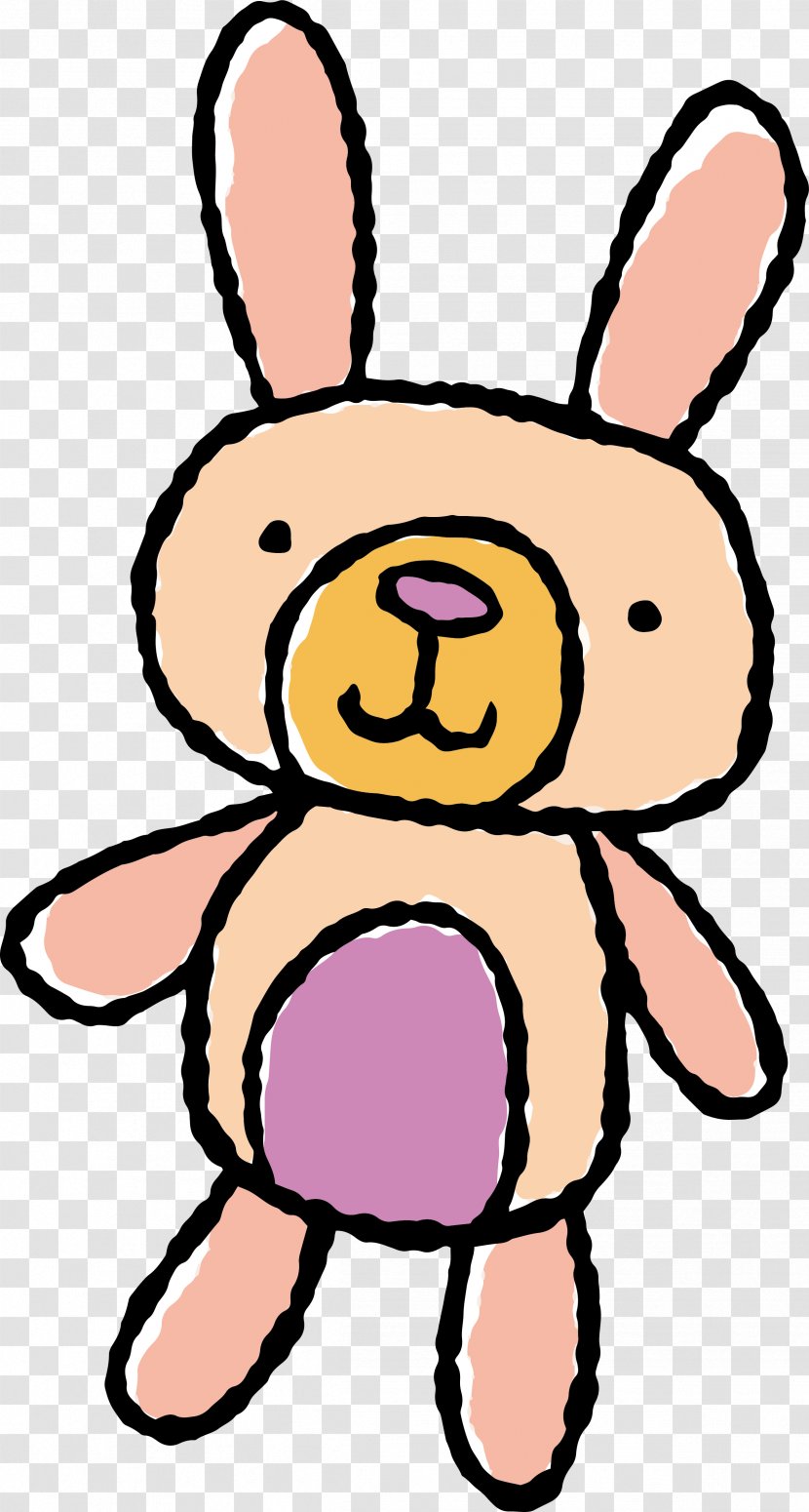 Rabbit Watercolor Painting - Child - Cute Bunny Toys Transparent PNG