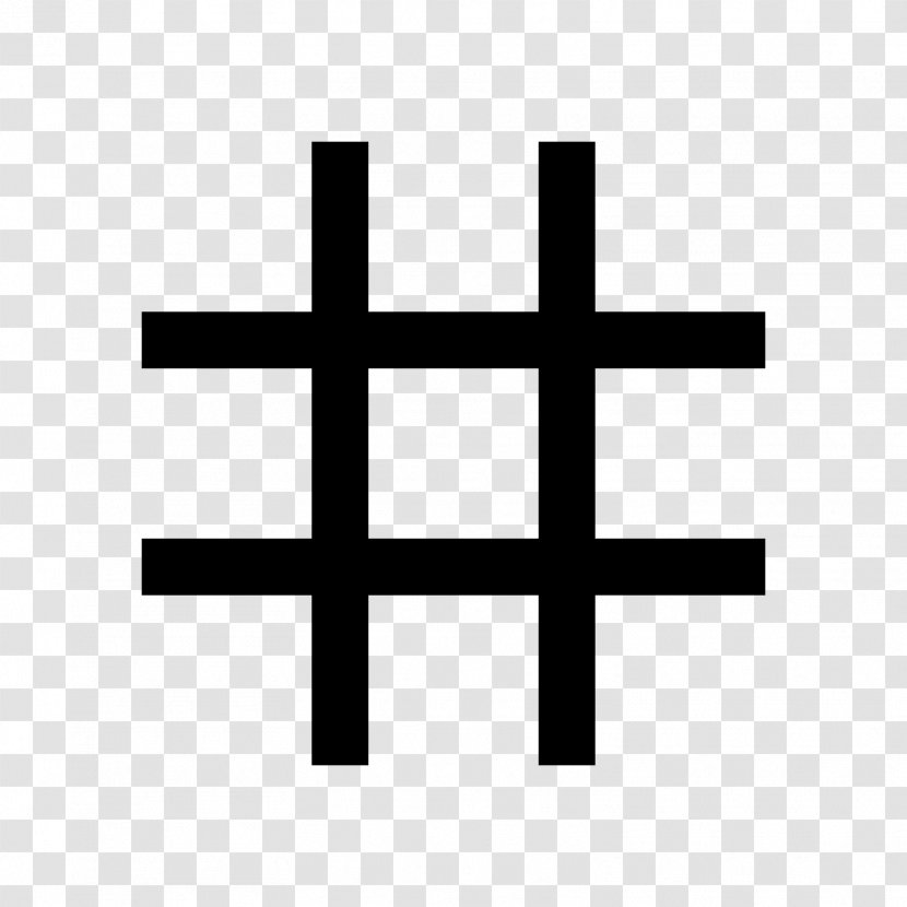 Hashtag Number Sign - Hash Tag Transparent PNG