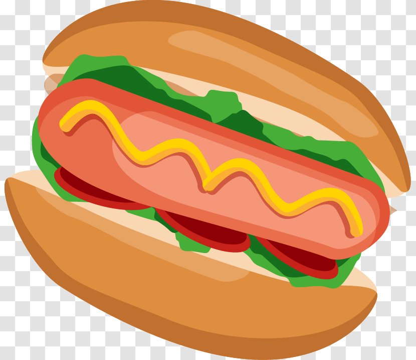 Hot Dog Fast Food Vecteur Transparent PNG