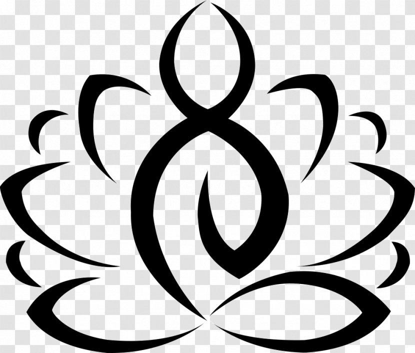 Lotus Position Zen Nelumbo Nucifera Symbol Buddhism - Decal Transparent PNG