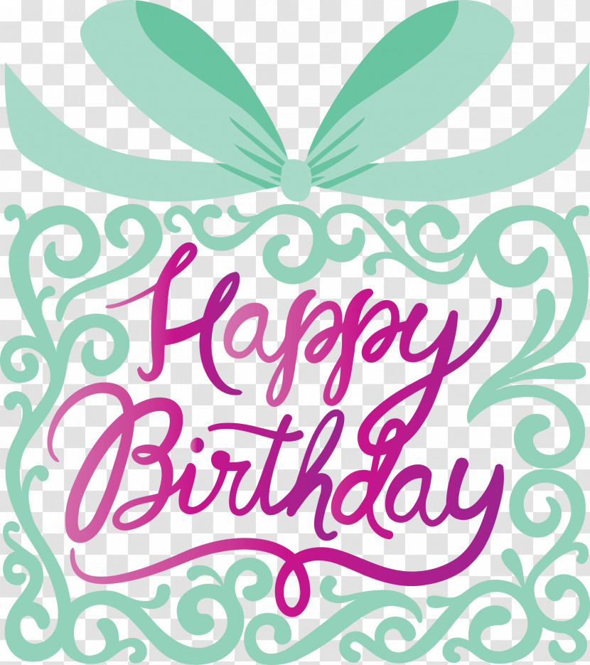 Birthday Calligraphy Happy Birthday Calligraphy Transparent PNG