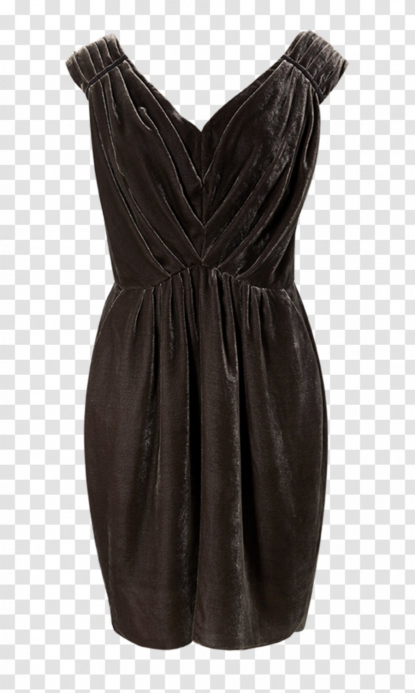 Little Black Dress Shoulder Satin M Transparent PNG