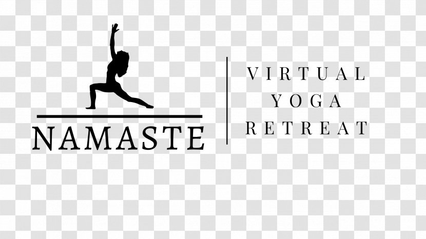 Namaste Virtual Yoga Retreat Logo Transparent PNG