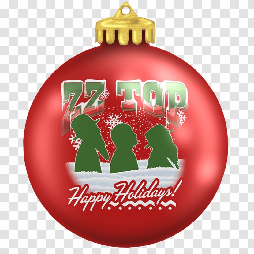 Christmas Ornament Day ZZ Top Holiday Decoration - Interior Design Services - Agent Transparent PNG