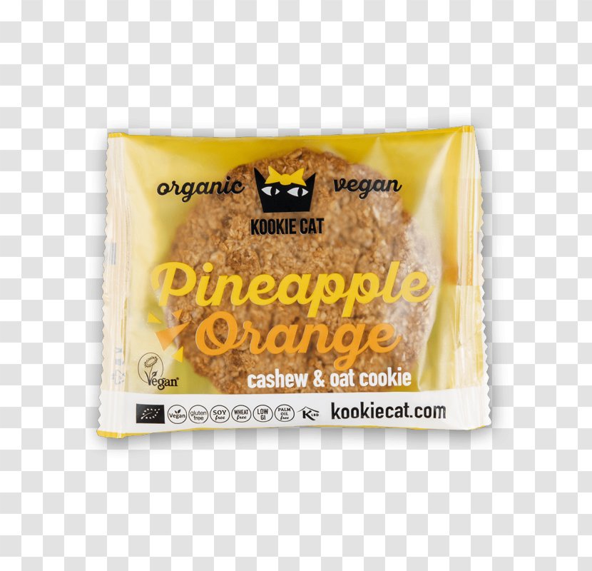 Pineapple Ingredient Organic Food Biscuit - Vegetarian Transparent PNG