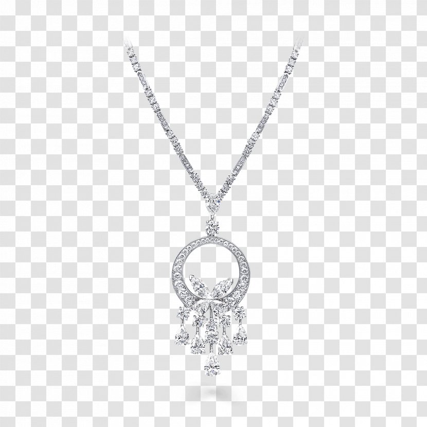 Locket Necklace Graff Diamonds Sapphire - Diamond Transparent PNG