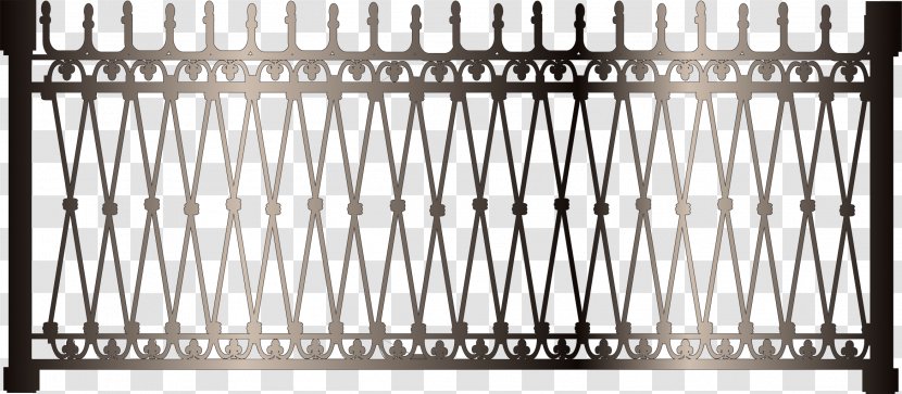 Iron Fence Gate - Baluster - Pattern Material Transparent PNG