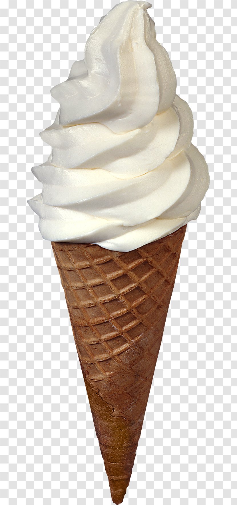 Ice Cream Cone Neapolitan Sundae - Parfait - Image Transparent PNG