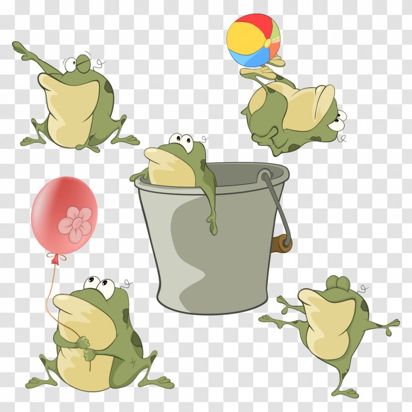 Frog Cartoon Illustration - Fruit - Play Transparent PNG