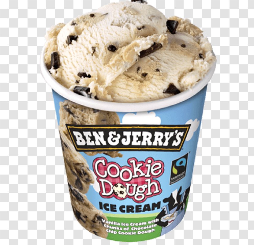 Ice Cream Chocolate Chip Cookie Brownie Pizza Ben & Jerry's - Dough Transparent PNG