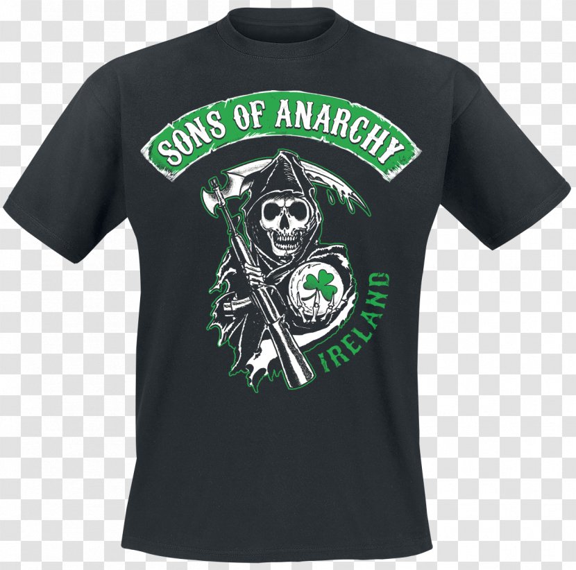 Jax Teller T-shirt Charming Death Ireland - Sleeve Transparent PNG