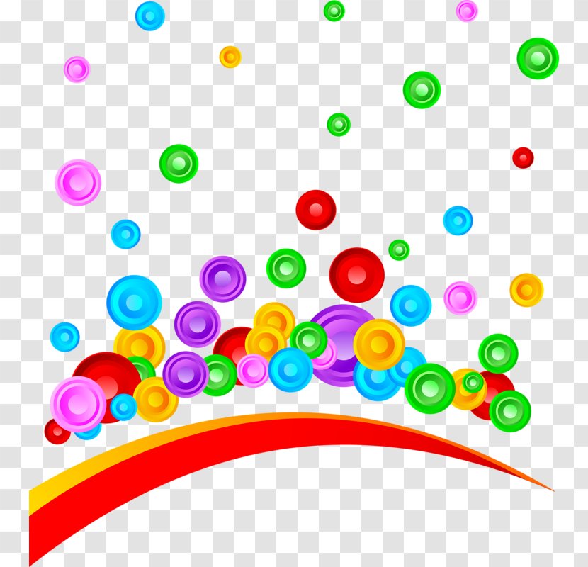 Color Illustration - Point - Colored Circles Transparent PNG