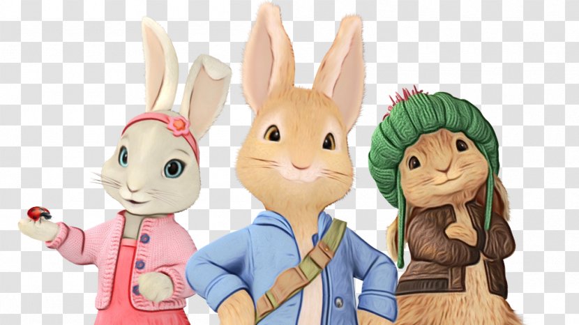 Rabbit Cartoon - Rabbits And Hares - Happy Finger Transparent PNG
